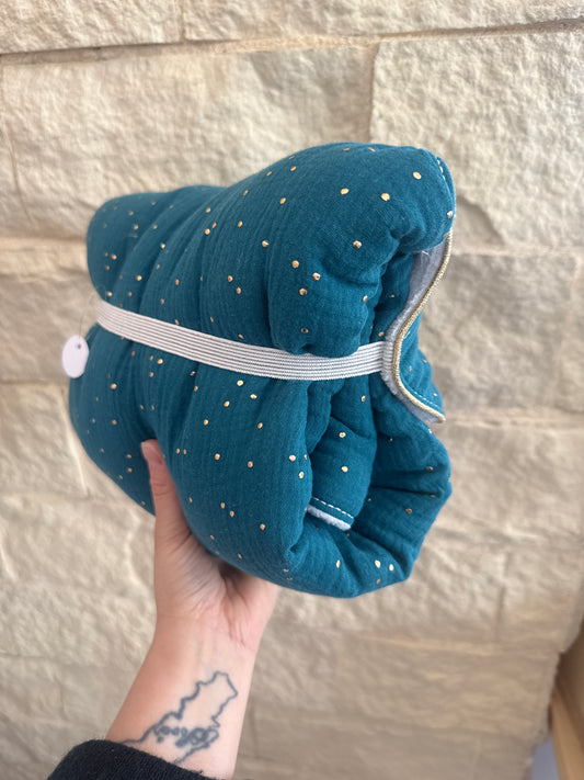 Matelas à langer nomade bleu canard