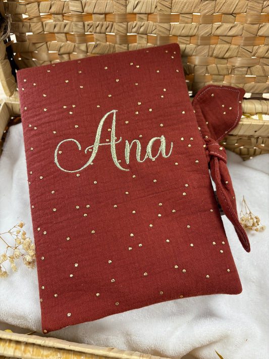 Protège carnet de santé personnalisé 1 tissu