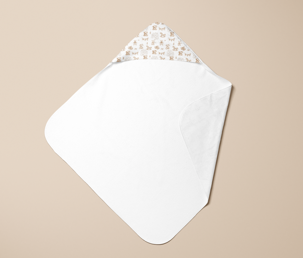 Cape de bain personnalisée non doublée