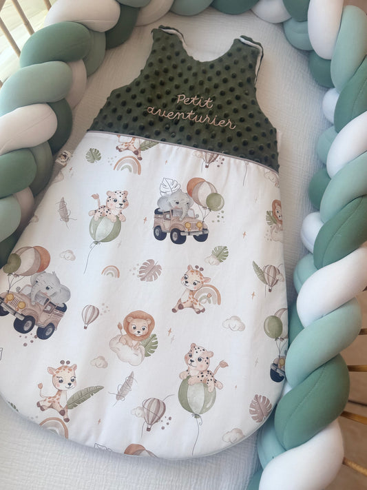 Gigoteuse personnalisée 2 tissus