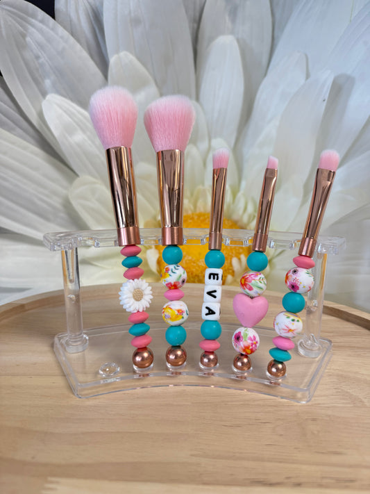 Pinceaux personnalisé 5 pièces rose gold