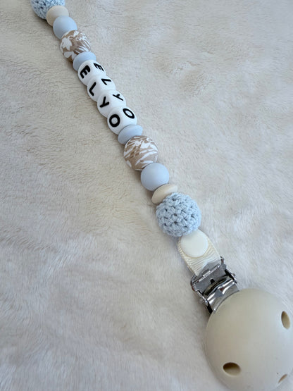 attache tétine ruban fantaisie norme jouet