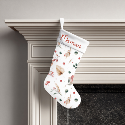Chaussette de Noël (DERNIER DELAI DE COMMANDE 12 OCTOBRE)