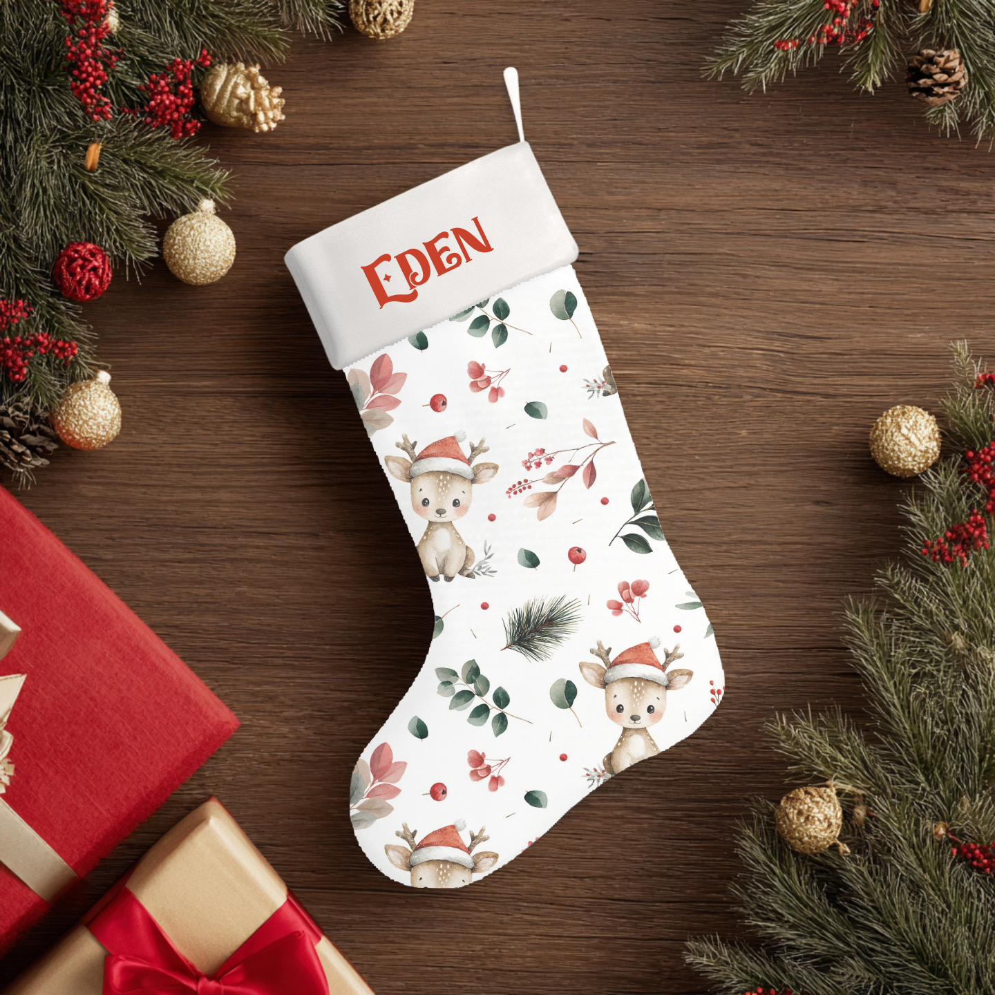 Chaussette de Noël (DERNIER DELAI DE COMMANDE 12 OCTOBRE)