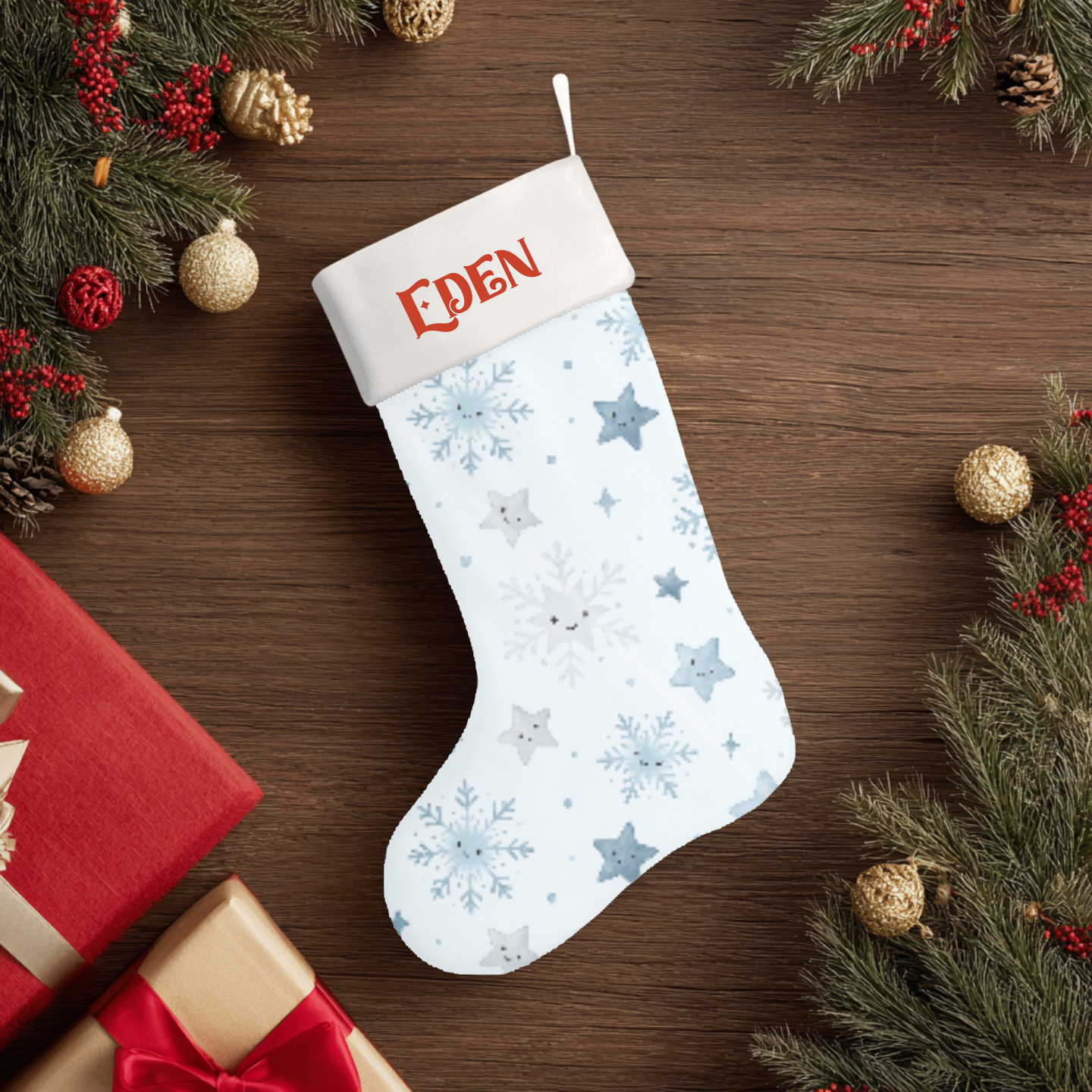 Chaussette de Noël (DERNIER DELAI DE COMMANDE 12 OCTOBRE)
