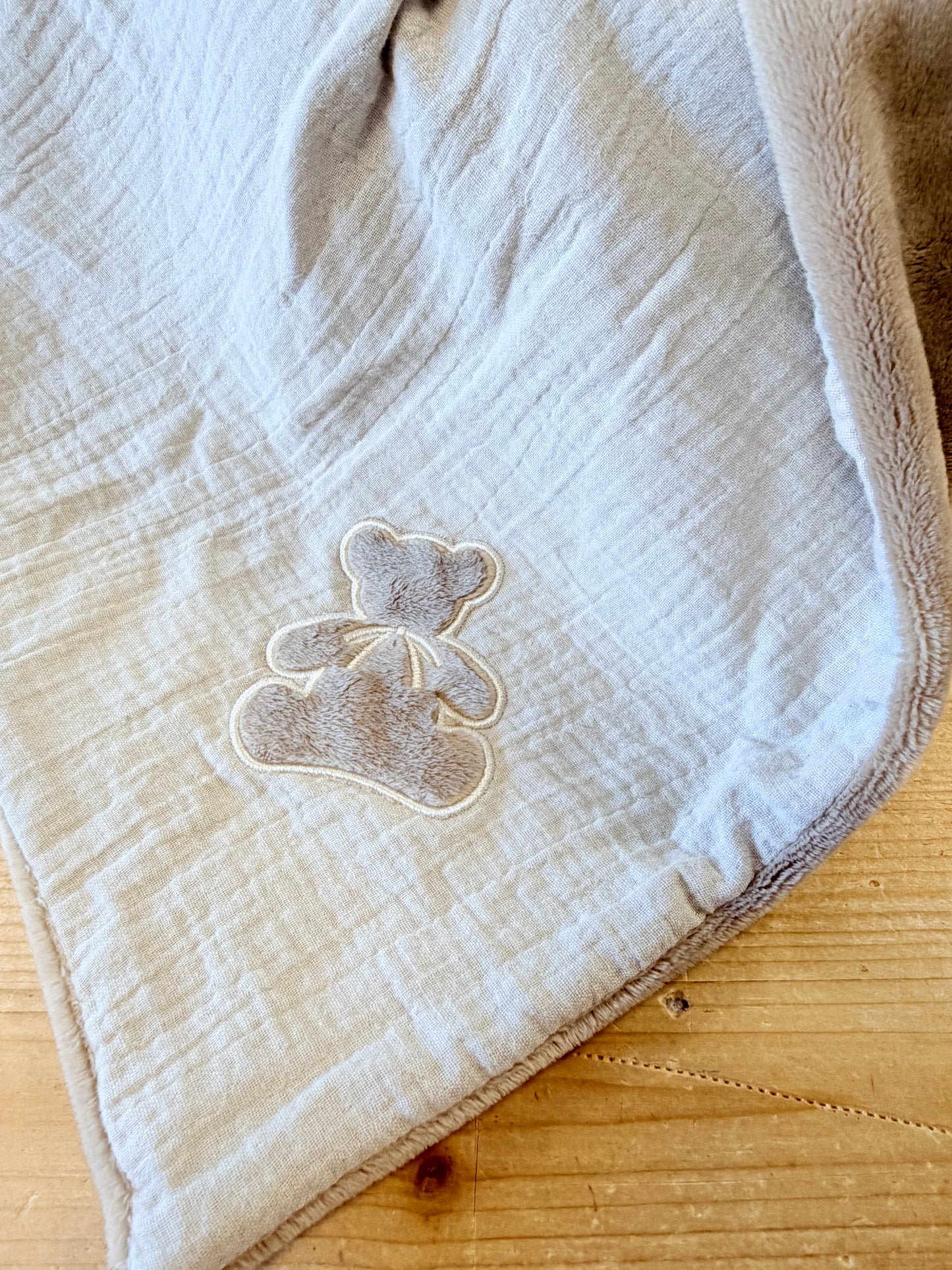 Nanin ourson brodé dispo de suite