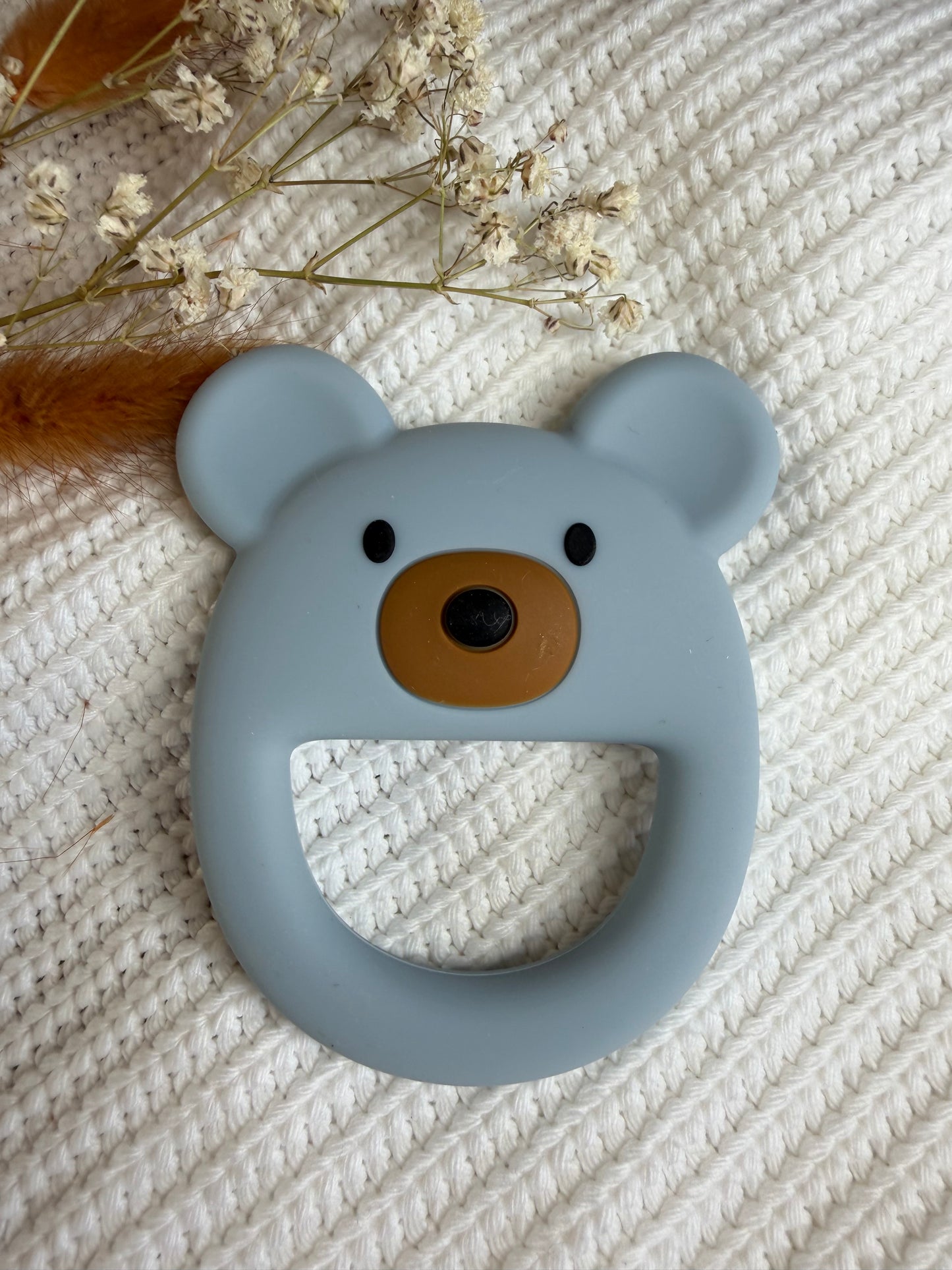 Jouet en silicone ours bleu