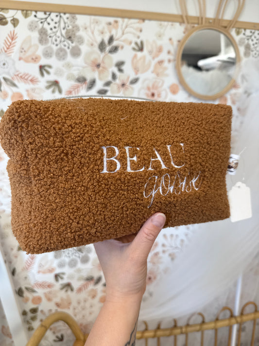 Trousse teddy cognac beau goss