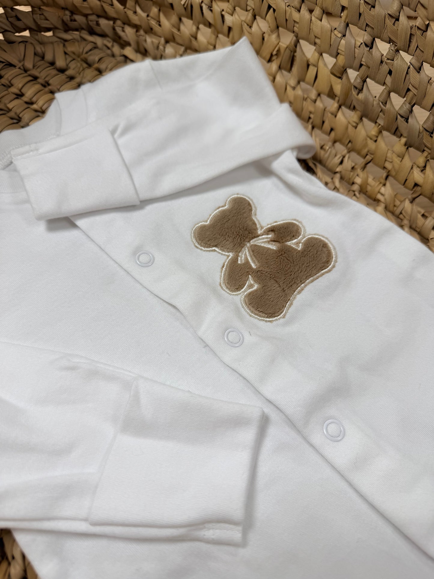 pyjama 0-3 mois ourson beige