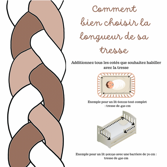 Tresse de lit 3 brins