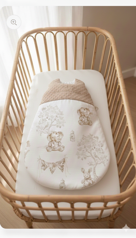 Gigoteuse personnalisée 2 tissus