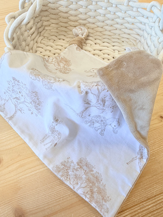 Nanin Toile de jouy savane beige